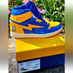 Air Kiy Reves Paris Men Sz11 high tops in original box North Carolina A&T